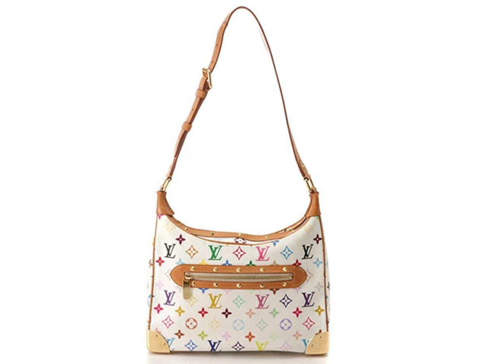LOUIS VUITTON Boulogne Monogram Multicolor Blanc White